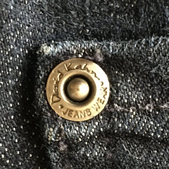 DAVID KAHN JEANS "Nikki" Straight Leg Dark Wash Premium Denim - size 28 - Picture 8 of 15